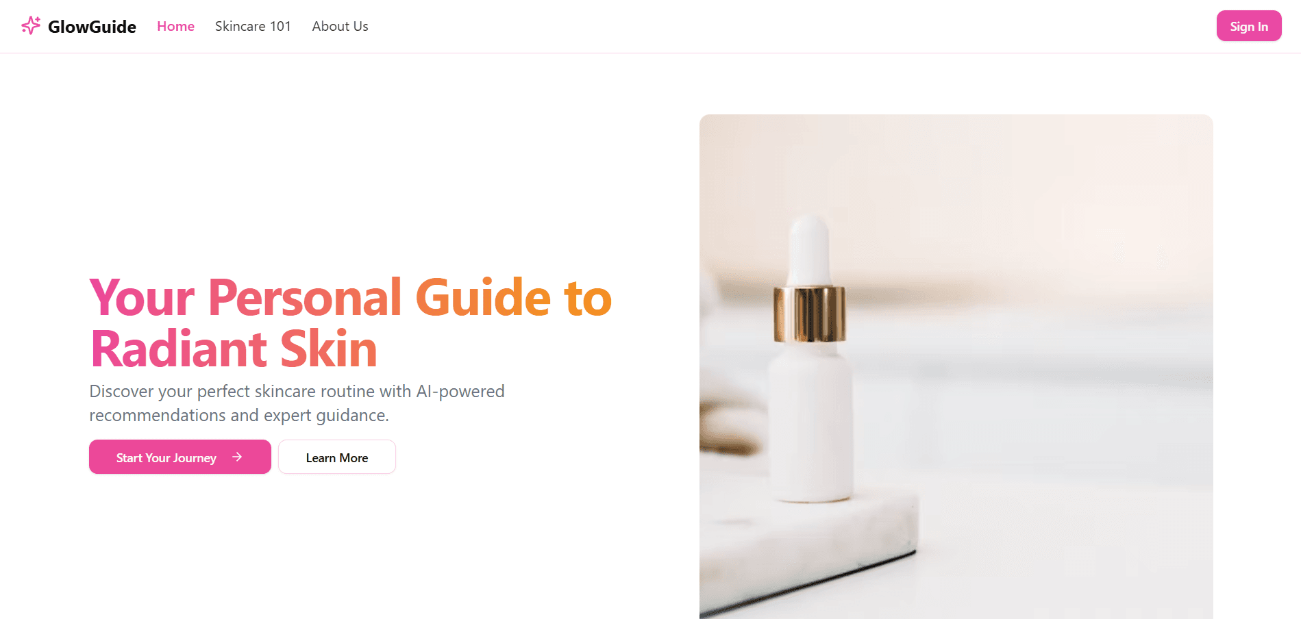 GlowGuide – AI Skincare Assistant